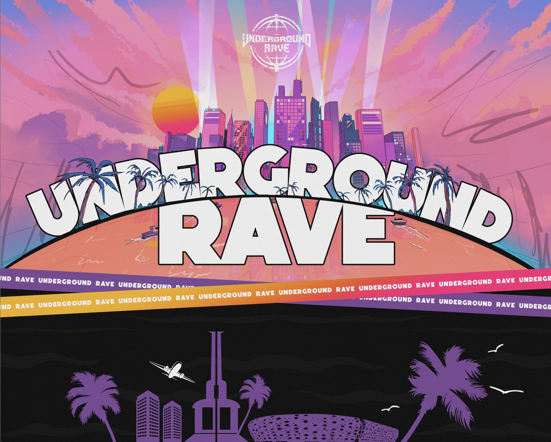 Underground Rave Banner